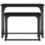 Stackable coffee table 2 pieces black engineered wood by , Coffee table - Ref: Foro24-833368, Price: 31,64 €, Discount: %