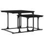 Mesa de centro apilable 2 piezas madera de ingeniería negro de , Mesas de centro - Ref: Foro24-833368, Precio: 30,96 €, Descu...