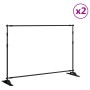 Backdrop supports 2 pcs black steel 305x243 cm by , studio montages - Ref: Foro24-3187467, Price: 156,53 €, Discount: %