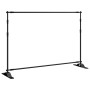 Backdrop supports 2 pcs black steel 305x243 cm by , studio montages - Ref: Foro24-3187467, Price: 156,53 €, Discount: %