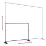 Backdrop supports 2 pcs black steel 305x243 cm by , studio montages - Ref: Foro24-3187467, Price: 156,53 €, Discount: %