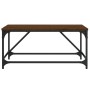 Mesa de centro madera contrachapada marrón roble 75x50x35 cm de , Mesas de centro - Ref: Foro24-835328, Precio: 41,16 €, Desc...