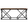 Mesa de centro madera de ingeniería roble ahumado 100x49x40 cm de , Mesas de centro - Ref: Foro24-835361, Precio: 38,97 €, De...