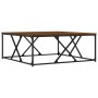 Oak brown engineered wood coffee table 100x100x40 cm by , Coffee table - Ref: Foro24-835368, Price: 60,91 €, Discount: %