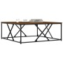 Mesa de centro madera de ingeniería marrón roble 100x100x40 cm de , Mesas de centro - Ref: Foro24-835368, Precio: 60,91 €, De...