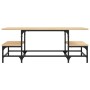 Mesa de centro madera de ingeniería roble Sonoma 100x50,5x40 cm de , Mesas de centro - Ref: Foro24-835375, Precio: 35,26 €, D...