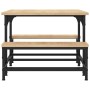 Mesa de centro madera de ingeniería roble Sonoma 100x50,5x40 cm de , Mesas de centro - Ref: Foro24-835375, Precio: 35,26 €, D...