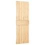 Puerta corredera con herrajes madera maciza de pino 70x210 cm de , Puertas - Ref: Foro24-3203098, Precio: 228,44 €, Descuento: %