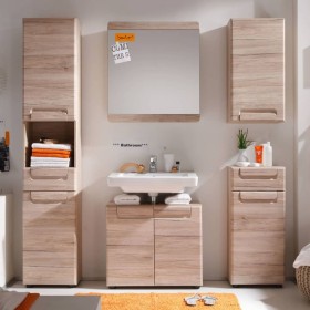 Trendteam Malea washbasin cabinet San Remo oak color by , bathroom vanities - Ref: Foro24-445402, Price: 139,99 €, Discount: %