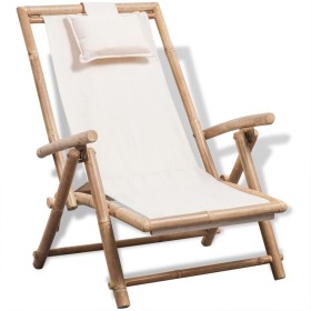 Bamboo Outdoor Lounger by vidaXL, Garden chairs - Ref: Foro24-41893, Price: 85,37 €, Discount: %