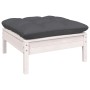 Garden furniture 8 pieces with white pine wood cushions by , Garden sets - Ref: Foro24-3096563, Price: 591,99 €, Discount: %