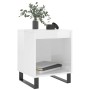 Mesitas noche 2 uds madera ingeniería blanco brillo 40x35x50 cm de , Mesitas de noche - Ref: Foro24-830737, Precio: 50,37 €, ...