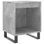 Betongrauer Nachttisch aus Holzwerkstoff, 40 x 35 x 50 cm von , Nachttische - Ref: Foro24-830740, Preis: 27,76 €, Rabatt: %