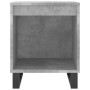 Concrete gray engineered wood bedside table 40x35x50 cm by , Nightstands - Ref: Foro24-830740, Price: 27,76 €, Discount: %