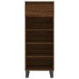 Mueble zapatero madera contrachapada roble marrón 40x36x105 cm de , Zapateros y organizadores de calzado - Ref: Foro24-831475...