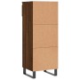 Brown oak plywood shoe rack furniture 40x36x105 cm by , Shoe racks and shoe organizers - Ref: Foro24-831475, Price: 54,40 €, ...