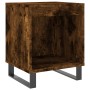 Smoked oak engineered wood bedside table 40x35x50 cm by , Nightstands - Ref: Foro24-830742, Price: 37,76 €, Discount: %