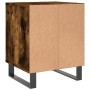 Smoked oak engineered wood bedside table 40x35x50 cm by , Nightstands - Ref: Foro24-830742, Price: 37,76 €, Discount: %