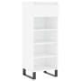 White plywood shoe cabinet 40x36x105 cm by , Shoe racks and shoe organizers - Ref: Foro24-831468, Price: 47,02 €, Discount: %