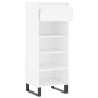 White plywood shoe cabinet 40x36x105 cm by , Shoe racks and shoe organizers - Ref: Foro24-831468, Price: 47,02 €, Discount: %