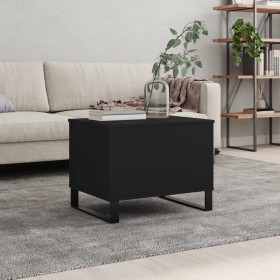 Black plywood coffee table 60x44.5x45 cm by , Coffee table - Ref: Foro24-830957, Price: 54,51 €, Discount: %