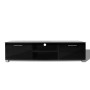 Mueble de TV negro brillo 120x40,5x35 cm de vidaXL, Muebles TV - Ref: Foro24-243042, Precio: 118,42 €, Descuento: %