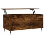 Smoked oak plywood coffee table 90x44.5x45 cm by , Coffee table - Ref: Foro24-830969, Price: 64,99 €, Discount: %