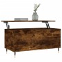 Smoked oak plywood coffee table 90x44.5x45 cm by , Coffee table - Ref: Foro24-830969, Price: 64,99 €, Discount: %