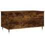 Smoked oak plywood coffee table 90x44.5x45 cm by , Coffee table - Ref: Foro24-830969, Price: 64,99 €, Discount: %