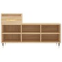 Mueble zapatero madera contrachapada roble Sonoma 102x36x60 cm de , Zapateros y organizadores de calzado - Ref: Foro24-831359...