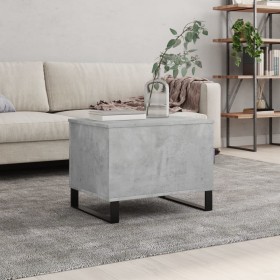 Concrete gray plywood coffee table 60x44.5x45 cm by , Coffee table - Ref: Foro24-830960, Price: 61,81 €, Discount: %