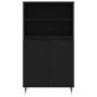 Tall black plywood sideboard 60x36x110 cm by , Sideboards - Ref: Foro24-831477, Price: 81,99 €, Discount: %