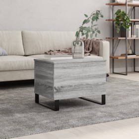 Mesa de centro madera contrachapada gris Sonoma 60x44,5x45 cm de , Mesas de centro - Ref: Foro24-830962, Precio: 65,99 €, Des...