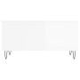 Mesa de centro madera contrachapada blanco brillo 90x44,5x45 cm de , Mesas de centro - Ref: Foro24-830974, Precio: 52,47 €, D...