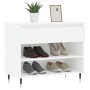 White plywood shoe cabinet 70x36x60 cm by , Shoe racks and shoe organizers - Ref: Foro24-831428, Price: 55,10 €, Discount: %