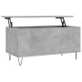 Mesa de centro madera contrachapada gris hormigón 90x44,5x45 cm de , Mesas de centro - Ref: Foro24-830976, Precio: 64,02 €, D...