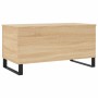 Couchtisch aus Sonoma-Eichensperrholz, 90 x 44,5 x 45 cm von , Couchtisch - Ref: Foro24-830983, Preis: 63,99 €, Rabatt: %