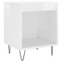 Mesitas noche 2 uds madera ingeniería blanco brillo 40x35x50 cm de , Mesitas de noche - Ref: Foro24-830721, Precio: 40,91 €, ...