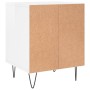 Mesitas noche 2 uds madera ingeniería blanco brillo 40x35x50 cm de , Mesitas de noche - Ref: Foro24-830721, Precio: 40,91 €, ...