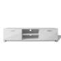 Mueble de TV blanco brillo 140x40,5x35 cm de vidaXL, Muebles TV - Ref: Foro24-243043, Precio: 117,73 €, Descuento: %