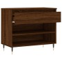 Mueble zapatero madera contrachapada roble marrón 70x36x60 cm de , Zapateros y organizadores de calzado - Ref: Foro24-831435,...