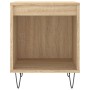 Mesitas noche 2 uds madera ingeniería roble Sonoma 40x35x50 cm de , Mesitas de noche - Ref: Foro24-830723, Precio: 44,47 €, D...