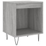 Mesita de noche madera de ingeniería gris Sonoma 40x35x50 cm de , Mesitas de noche - Ref: Foro24-830728, Precio: 33,05 €, Des...