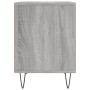 Mesita de noche madera de ingeniería gris Sonoma 40x35x50 cm de , Mesitas de noche - Ref: Foro24-830728, Precio: 33,05 €, Des...