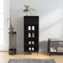 Black plywood shoe cabinet 40x36x105 cm by , Shoe racks and shoe organizers - Ref: Foro24-831461, Price: 40,90 €, Discount: %