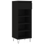 Black plywood shoe cabinet 40x36x105 cm by , Shoe racks and shoe organizers - Ref: Foro24-831461, Price: 40,90 €, Discount: %