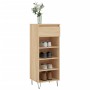 Mueble zapatero madera contrachapada roble Sonoma 40x36x105 cm de , Zapateros y organizadores de calzado - Ref: Foro24-831463...