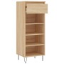 Sonoma oak plywood shoe rack furniture 40x36x105 cm by , Shoe racks and shoe organizers - Ref: Foro24-831463, Price: 46,97 €,...