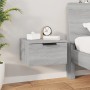 Sonoma gray wall bedside table 34x30x20 cm by , Lockers and storage cabinets - Ref: Foro24-817089, Price: 28,12 €, Discount: %