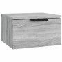 Sonoma gray wall bedside table 34x30x20 cm by , Lockers and storage cabinets - Ref: Foro24-817089, Price: 28,12 €, Discount: %